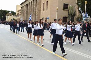 278- Rhodes- Defile Dodecanese grec